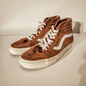Vans Suede Brown and White Sneakers